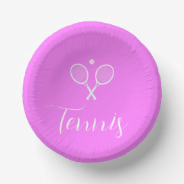 Tennis Rackets en Ball Deep Pink Papieren Kommen
