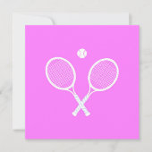 Tennis Rackets en Ball Kaart (Voorkant)