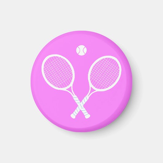 Tennis Rackets en Ball Magneet (Voorkant)