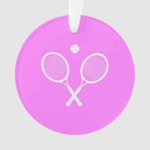 Tennis Rackets en Ball Ornament
