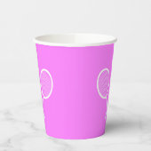 Tennis Rackets en Ball Party roze Papieren Bekers (Links)