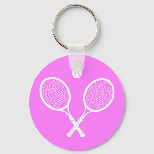 Tennis Rackets en Ball Sleutelhanger (Voorkant)