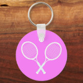 Tennis Rackets en Ball Sleutelhanger (Voorkant)