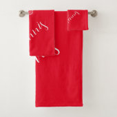 Tennis Rackets en Balls Red Bad Handdoek (Insitu)