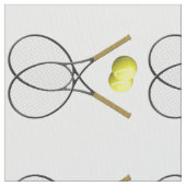 Tennis Rackets en Balls Stof (Close Up)