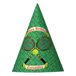 Tennis Rackets en Banners Papier Party Petten Feesthoedjes