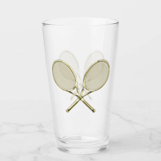 Tennis Rackets Glas (Achterkant)