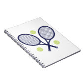 Tennis Rackets Notitieboek (Rechterzijde)