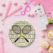 Tennis Rackets PapierBorden Papieren Bordje (Feest)