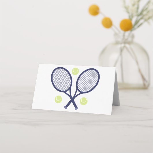 Tennis Rackets Plaatskaartje (Voorkant)