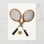 tennis rackets, sporten, ballgames, briefkaart (Voorkant)