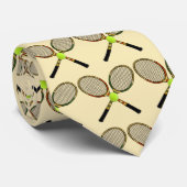 Tennis Rackets Stropdas (Opgerold)