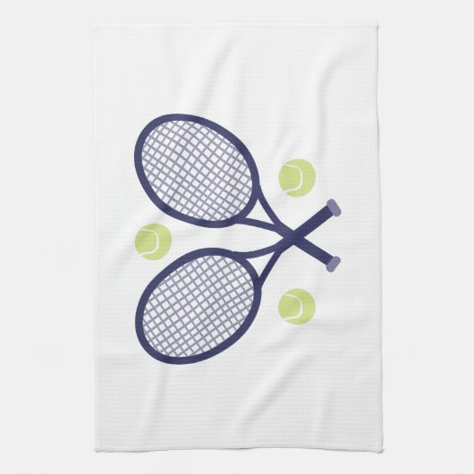 Tennis Rackets Theedoek (Verticaal)