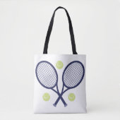 Tennis Rackets Tote Bag (Voorkant)