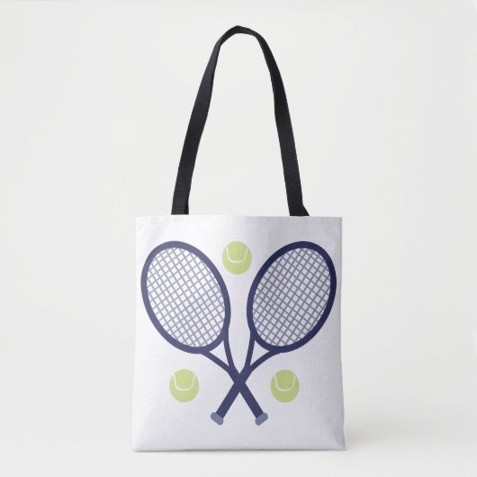Tennis Rackets Tote Bag (Voorkant)