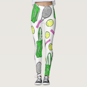 Tennis Racquet Bag Ballen Preppy Leggings