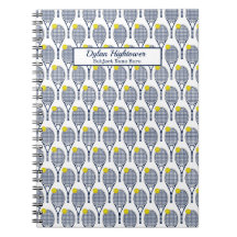 Tennis Racquet | Ball Pattern White Name | Onderwe