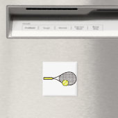 Tennis Racquet en Ball Magneet (Insitu (Vaatwasser))