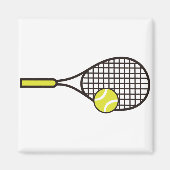 Tennis Racquet en Ball Magneet (Voorkant)