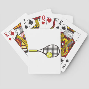 Tennis Racquet en Ball Pokerkaarten