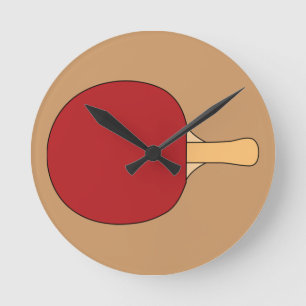 Tennis Racquet-klok Ronde Klok