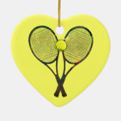TENNIS RACQUETS & BALL Ornament (Achterkant)