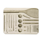 Tennis Racquets en Billiard Cues van de "Encyc" Magneet (Horizontaal)
