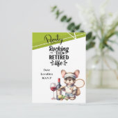 Tennis Retirement Briefkaart (Staand voorkant)
