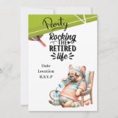 Tennis Retirement Kaart (Voorkant)