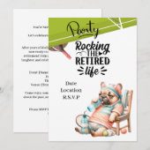 Tennis Retirement Kaart (Voorkant / Achterkant)