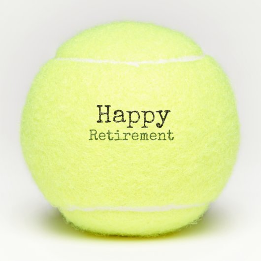 Tennis Retirement  Tennisballen (Voorkant)