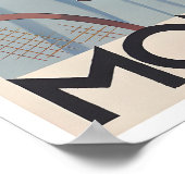 Tennis Retro Reisposter Monte Carlo Kunstprint Poster (Hoek)