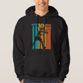Tennis Retro | Tennis Player Gift Idee Hoodie (Voorkant)