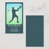 tennis : retroflectoren : visitekaartje (Voorkant / Achterkant)