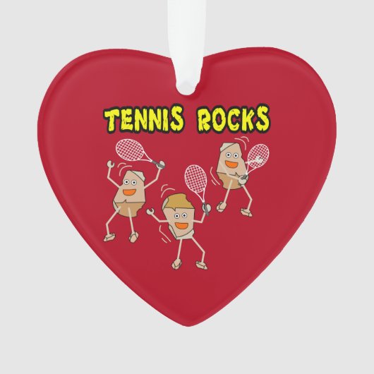 Tennis Rocks Ornament (voorkant)