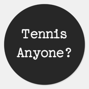Tennis Ronde Sticker