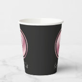 Tennis Roos Gold Rackets Aangepaste tekstafspeelpa Papieren Bekers (Links)