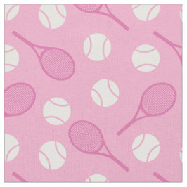 Tennis: roze en wit - aanpasbaar! stof