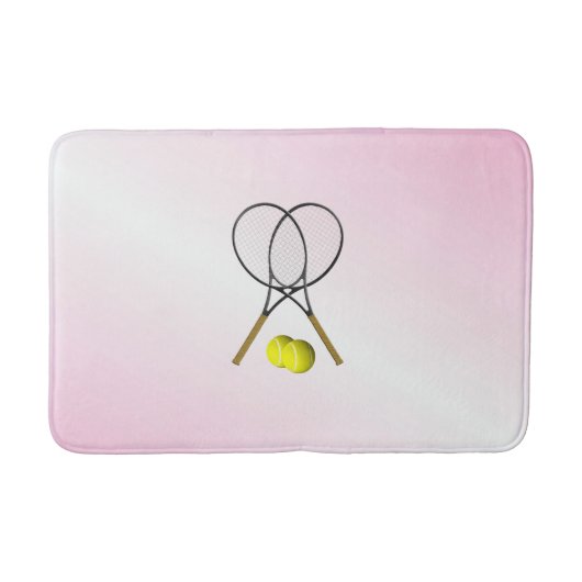 Tennis Roze Sport Badmat (Voorkant)