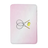 Tennis Roze Sport Badmat (Voorkant Verticaal)