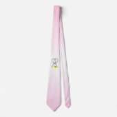 Tennis Roze Sport Stropdas (Voorkant)