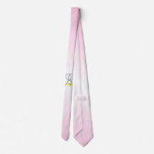Tennis Roze Sport Stropdas (Achterkant)