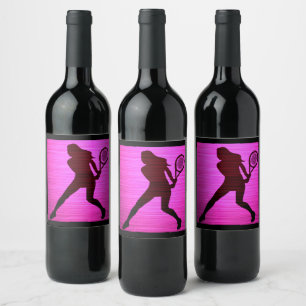 Tennis Roze Wijn Etiket