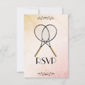 Tennis RSVP met menukeuze (Achterkant)