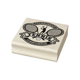 Tennis Rubber Stamp Rubberstempel