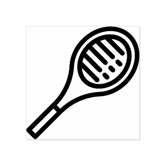 tennis rubberstempel (Afrduk)