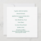 Tennis Save the date Invitation  for Wedding  (Achterkant)