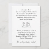 Tennis Save the date Tennis Player bruiloft Kaart (Achterkant)