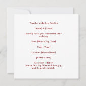 Tennis Save the date Uitnodiging voor Huwelijk (Achterkant)