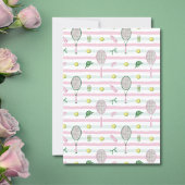 Tennis Save the Date Wedding Card Kaart